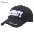 Wenefang SECURITY Baseball Hat Embroidered Peaked Cap for Men and Hot Selling Women Summer Outdoor Sun Protection Breathable Sun Hat. 