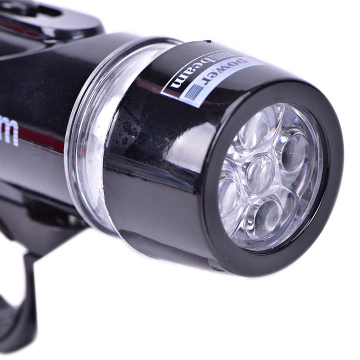 2025 NEW 5 LED Lamp Bike Bicycle Front Head Light Rear Safety Flashlight Waterproof Set