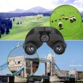 10X Compact Binocular High Powered Outdoor Binocular Telescope Pocket Scope. 
