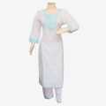 White Kurta Suruwal For Women. 
