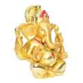 Golden God Ganesh Statue 4inch. 