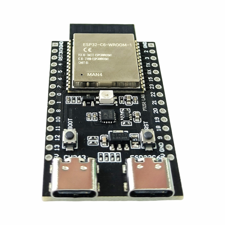 ESP32-C6-DevKitC-1-N4%20ESP32-C6%20Development%20Board%20Core%20Board%20RISC-V%20ESP32%20WiFi%20Module%20Type-C%20Development%20Board%20Core%20Board%20Easy%20to%20Use%20-%20Image%205