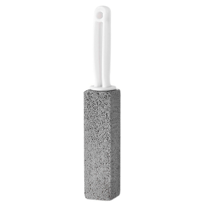 Toilet Brush, Pumice Toilet Cleaning Brush Toilet Bowl Stains Yellow Dirt Pumice Stone Brush, Bathroom Crevice Brush Easy Install