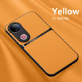 HOT Luxury Magnetic Leather Solid Color Phone Case For ViVO V50 5G Shockproof Back Cover. 