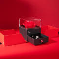 Double-Open Jewelry Box Double Door Gift Box Valentine'S Day Gift Box Rose. 