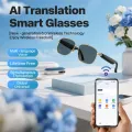 Smart Bluetooth Audio Sunglasses – New Black | Voice Assistant, Open-Ear Speakers, UV Protection, Hands-Free Control Glasses - Ojustore. 