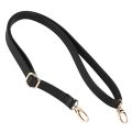 DIY Replacement Leather Bag Shoulder Strap Handle Body Adjustable 140*2cm, Black. 