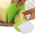 6 Pieces Dough Scraper Bowl Scraper Food-Safe Plastic Dough Cutter Flexible Plastic Scraper Practical Bench Scraper. 