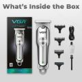 VGR V-071 Rechargeable Nose & Ear Hair Trimmer For Men | Professional Facial Hair Grooming Trimmer | Cordless Precision Trimmer. 