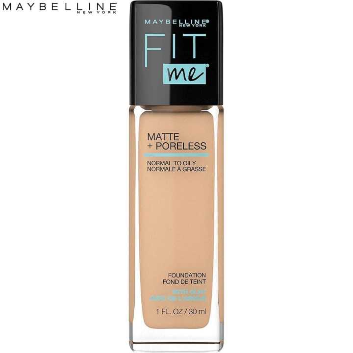 Maybelline New York Fit Me Matte+Poreless Liquid Foundation - 128 Warm Nude 30ml