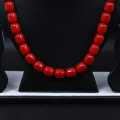 Red pote Design Mala For Women. 