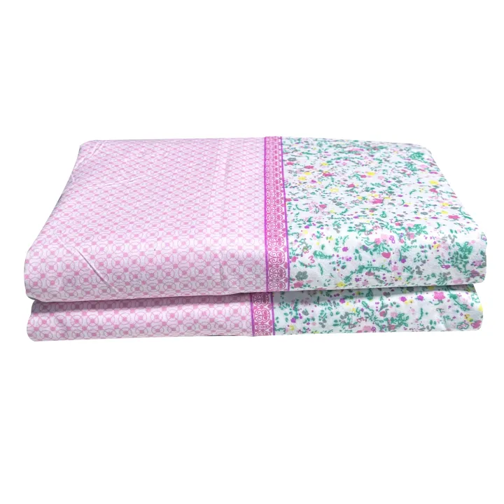 Chic%20Cotton%20Floral%20&%20Checkered%20Patterned%20Blanket%20Cover%20with%20Zipper%20Closure%20-%20Ultra%20Soft%20Medium%20Size%2072%20*%2090%20Inches%20-%20Image%203