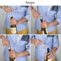 3 in 1 Function Stainless Wood Handle Wine Opener Bottle Opener and Foil CutterWaiters Corkscrew Fit for HomeBarParty with Gift Box. 