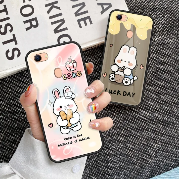 lthmy%20for%20OPPO%20F5%20Tempered%20Glass%20Casing%20Soft%20TPU%20Edge%20Protection%20Hard%20Shockproof%20Fashion%20Back%20Cover%20-%20Image%206