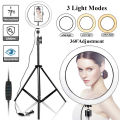 33 cm Ring Light With 7 FT Stand. 