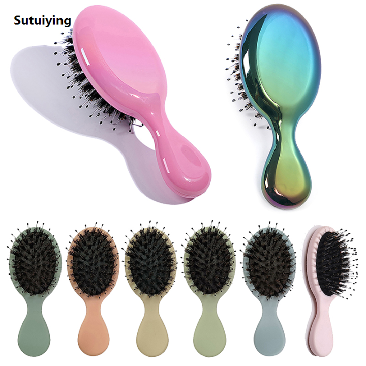 Sutuiying%20New%20Natural%20Boar%20Bristle%20Oval%20Hair%20Brush%20Comb%20Head%20Scalp%20Massage%20Comb%20Portable%20Horsehair%20Comb%20Fashion%20Styling%20Tool%20-%20Image%203