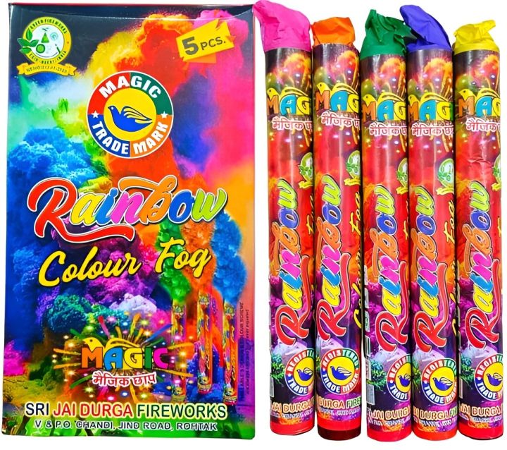 Color Smoke Fog Pack Of 5 Piece For Holi