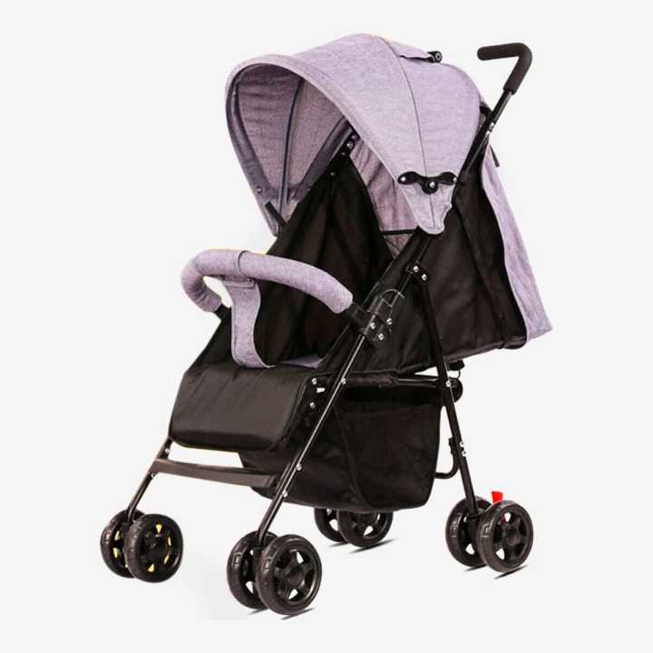 Foldable Comfortable Seat Baby Stroller With Easy Access Storage Basket- Upto 30Kg