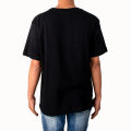 Black Plain Cotton T-Shirt  For Men. 