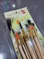 Vicky Artist Paint Brush Set - 8 Brushes Synthetic, For Watercolor, Oil And Acrylics - Paint Brush Sets |. 