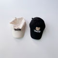 Korean version of TCDDY Bear Kids Baseball Hat Four Seasons Children's Soft Top Sun Hat 1-3 Year Old Baby Cap. 