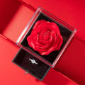 Double-Open Jewelry Box Double Door Gift Box Valentine'S Day Gift Box Rose. 