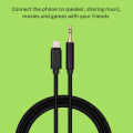 Audio Cable Lightning to 3.5mm Jack Cable Aux Car Music Player Adapter. 
