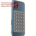 Portable Silicone 24 Suction Phone Holder Multifunctional Suction Cup Mat Wall Stand Anti-Slip Single Sided Case Glue Mount Back Stickers. 