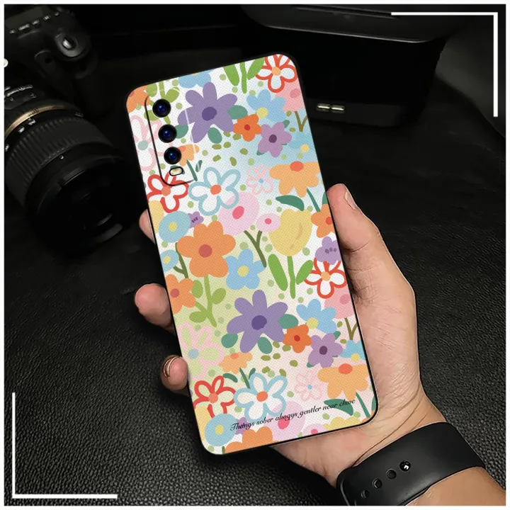 TPU%20Graffiti%20Phone%20Case%20For%20VIVO%20Y70S/IQOO%20U1/Y51S/Y70T/Y50T%20Fashion%20Design%20Shockproof%20Full%20wrap%20Anti-knock%20Durable%20Cute%20-%20Image%203
