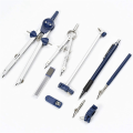27Pc Geometry Set Metal Compass Geometry Precision Tool for Student, Circle Drawing Tool and Architecture Drafting Kits. 