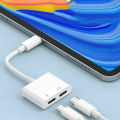 JOYROOM S - Y105 2 in 1  Splitter Lightning to Lightning And AUX 3.5mm Jack. 