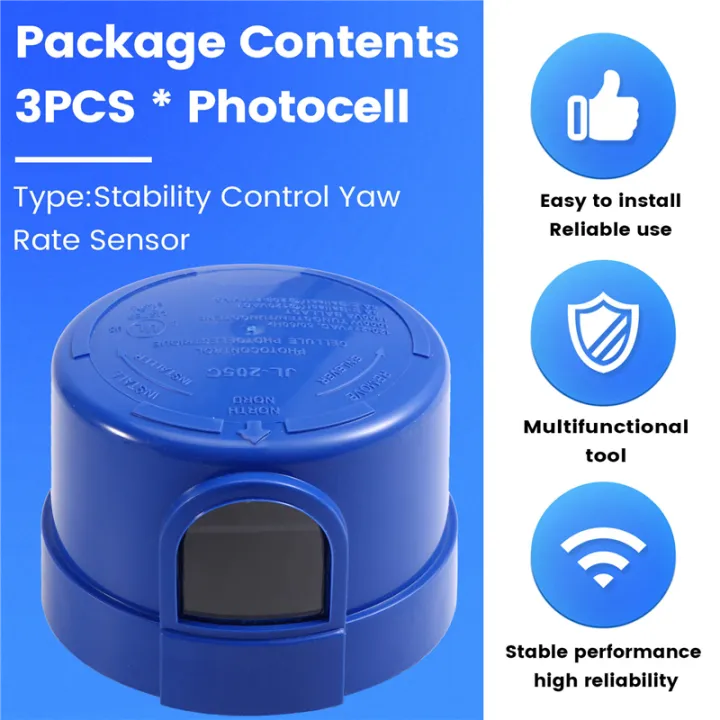 3%20Pack%20Photocell%20for%20Outdoor%20Light,Auto%20on%20Off%20Photo%20Sensor%20Switch%20with%20Twist%20Lock,Dusk%20to%20Dawn%20Photoelectric%20Light%20-%20Image%203