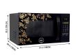 Godrej 28 Liters Convection Microwave  (GME 728 CF1 PM, Golden Rose, Dual Grill Technology). 