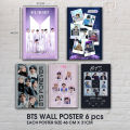 BTS Wall Poster Set 5pcs 46x31cm Matte Art Print for Room Decor. 