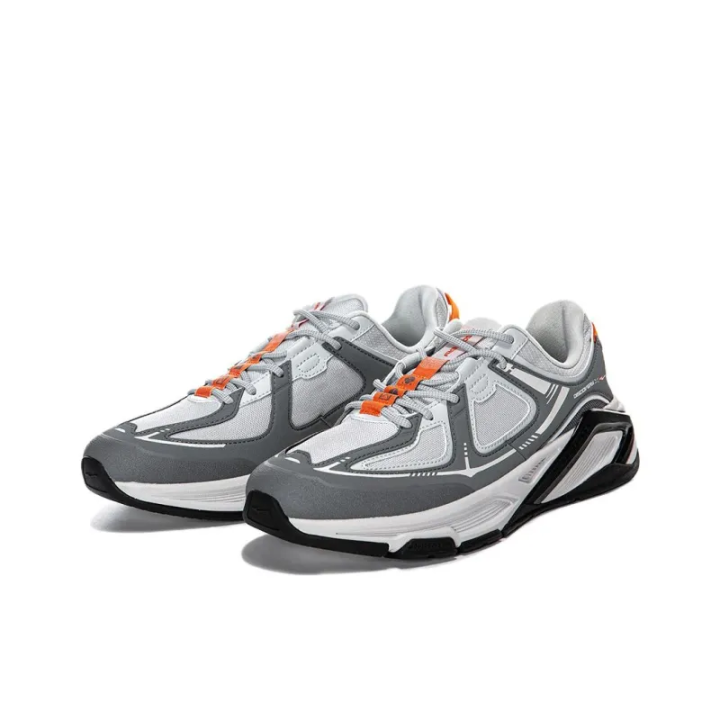 ERKE Casual Lifestyle Shoes (Carbon Grey Charcoal White, Black Carbon Grey Charcoal) 11124302147 | Stylish Sneakers For Boys And Men