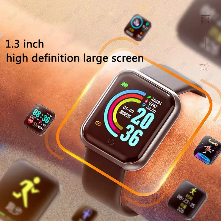 NEW%20WatchApple%20Redmi%20in%20Fitness%20Heart%20Rate%20Watch%202022Y68%20Smart%20Watch%20Men's%20Women's%20Smart%20Monitor%20Sports%20Band%20for%20Xiaomi%20Android%20iPhone%20-%20Image%203