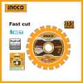 INGCO 355mm Diamond Disc For Asphalt and Concrete Cutting DMD033551. 