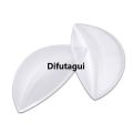Difutagui High Quality 1pairs/lot Clear Silicone Gel Arch Support Shoe Inserts Bargain price Foot Wedge Cushion Pads Pain Relief Flat Feet Insoles for Women. 