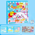 Sanrio Magnetic Quiet Book Kuromi My Melody Cinnamoroll Handmade DIY Repeatable Toy Magnetic Stickers Handmade Toys For Girls. 