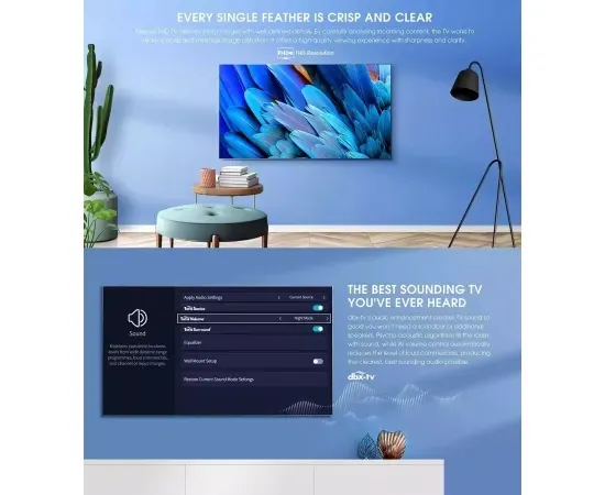HISENSE%2032A6200F%2032"%20Google%20Android%20Smart%20Tv%20With%20Bazel%20Less%20Design%20&%20Voice%20Command%20Remote%20-%20Image%203