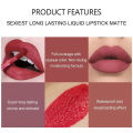 ZEBF--6 PCS Lipstick Set Make-up for Women Non Stick Cup Waterproof Long Lasting Cosmetics Korean Makeup Matte Lipstick. 