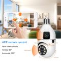 V380 Pro Dual Lens Dual Screen E27 Bulb Camera Two Ways Audio Color Night Vision Smart Home Security Wireless WIFI Indoor Camera. 