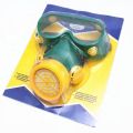 Filter Dust Mask, Gas Mask, Plastic Respirator With Goggle For Industrial Safety. 