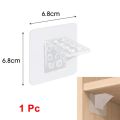 Strong Load Bearing Partition Support Holder Closet Cabinet Clapboard Support Hook Stickers/ Wardrobe Shelves Punch-free Shelf Support Pegs/ Partition Bracket Strong Triangle/ Self Adhesive Wall Hangers Holder /. 
