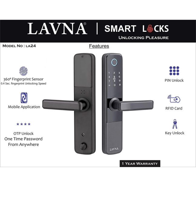 LAVNA%20LA24%20Smart%20Door%20Lock%20with%20Bluetooth%20Mobile%20App,%20Fingerprint,%20RFID%20Card,%20PIN,%20OTP%20and%20Manual%20Key%20Access%20for%20Wooden%20Doors%20(Black)%20-%20Image%205