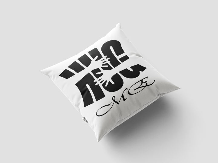 Black%20&%20White%20Typography%20Printed%20Decorative%20Cushion%20Covers%20with%20fillings%20%E2%80%93%20Set%20of%204%20-%20Image%203
