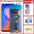 Clearance sale High Quality LCD For Tecno Spark 5 Pro KD7 Display Touch Screen Digitizer Assembly For Tecno Spark 5 KD7h KD7s LCD Repair Parts. 