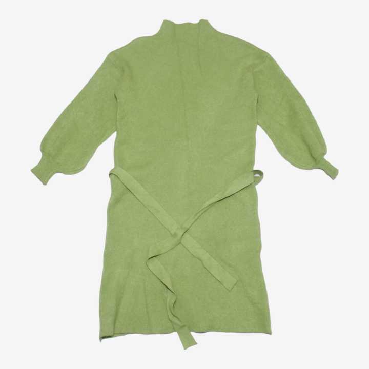 slim fit dress slacks Women's Daisy Vine Drop Waist Halter Neck Woolen Mini Dress S/M/L Dark Green Mean Blvd nude/dark Green / L main image 1