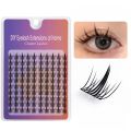 Volume Manga Lash Clusters Anime Spiky Cluster Eyelash Extensions Cosplay Thin Band Individual Lashes DIY at Home. 