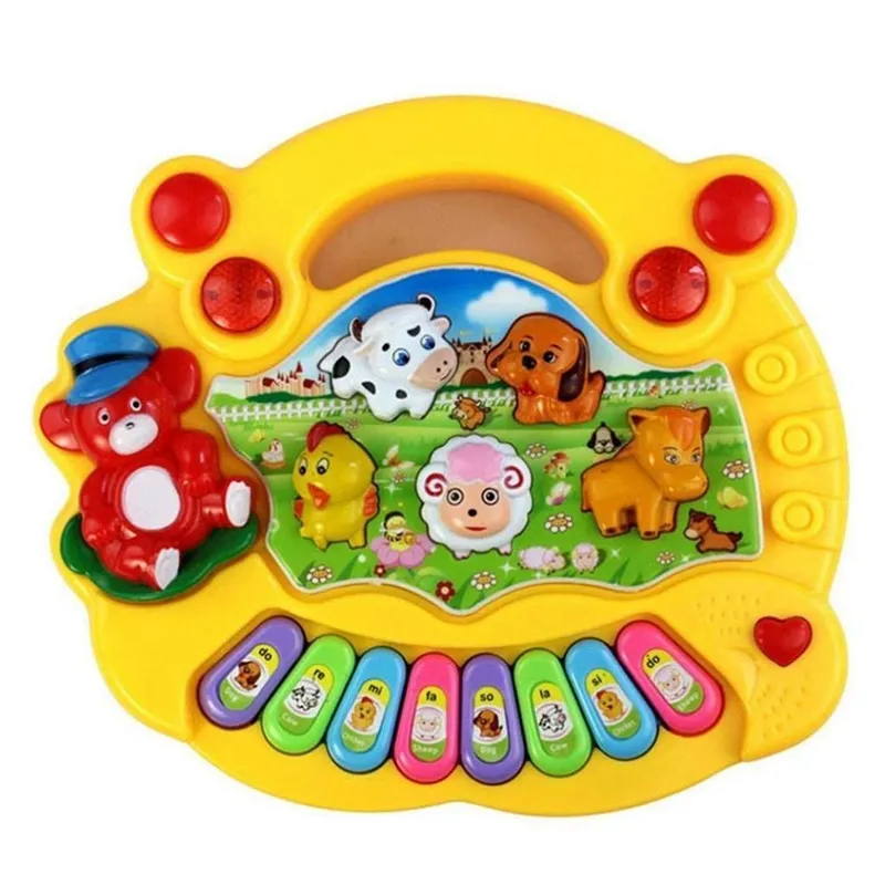 2X Early Education Year Olds Baby Toy Animal Farm Piano Music